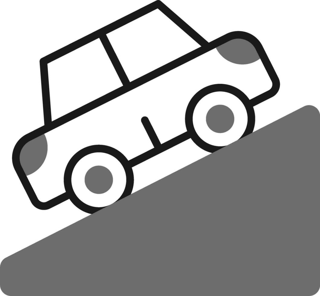 Uphill Vector Icon