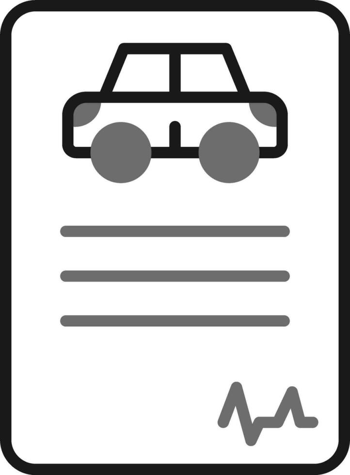 Driving License Vector Icon