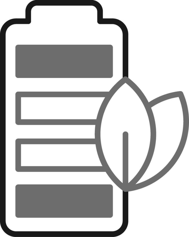 Eco Battery Vector Icon