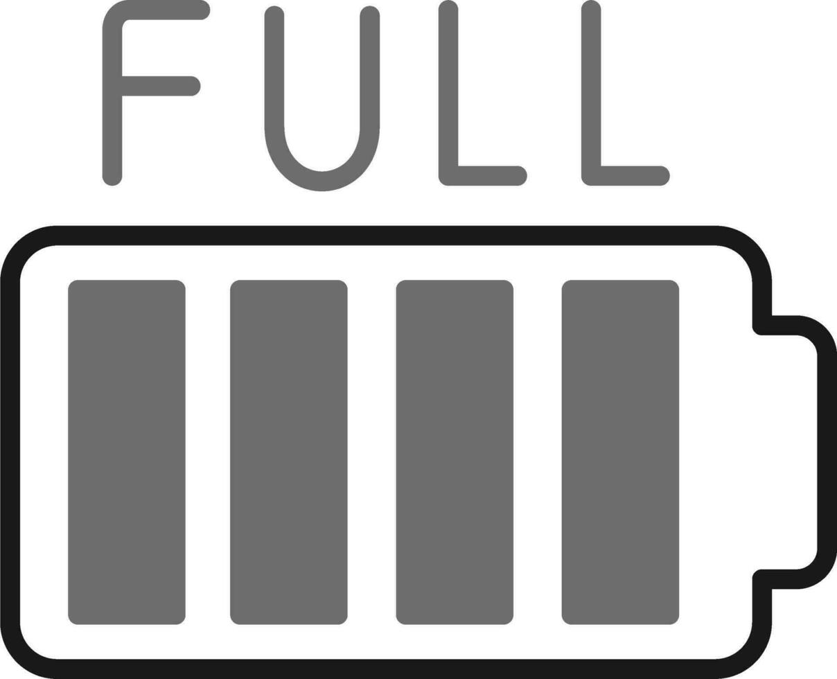 Full Battery Vector Icon