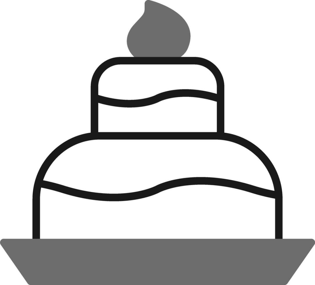 Wedding Cake Vector Icon