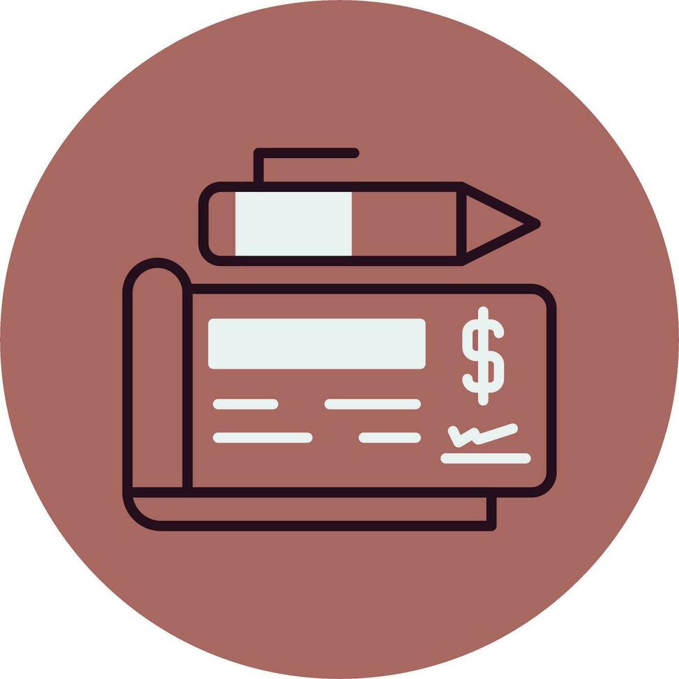 Checkbook Vector Icon