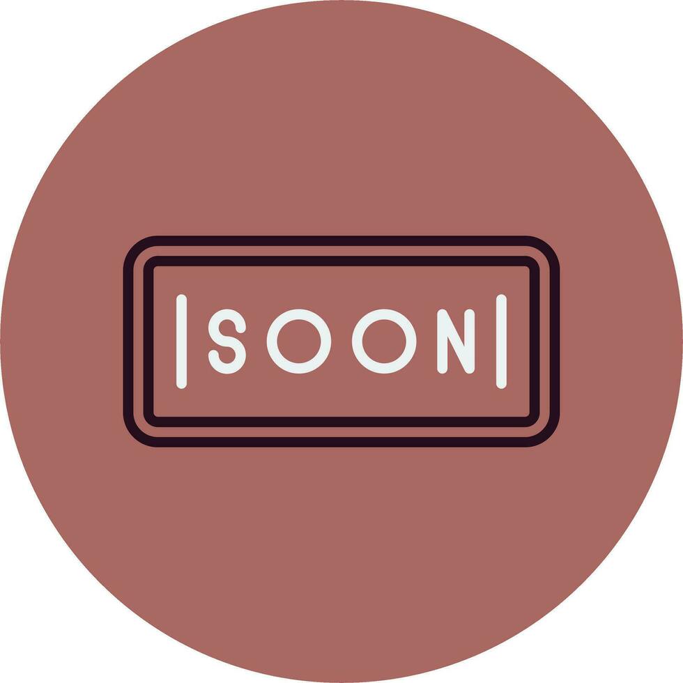 Soon Vector Icon