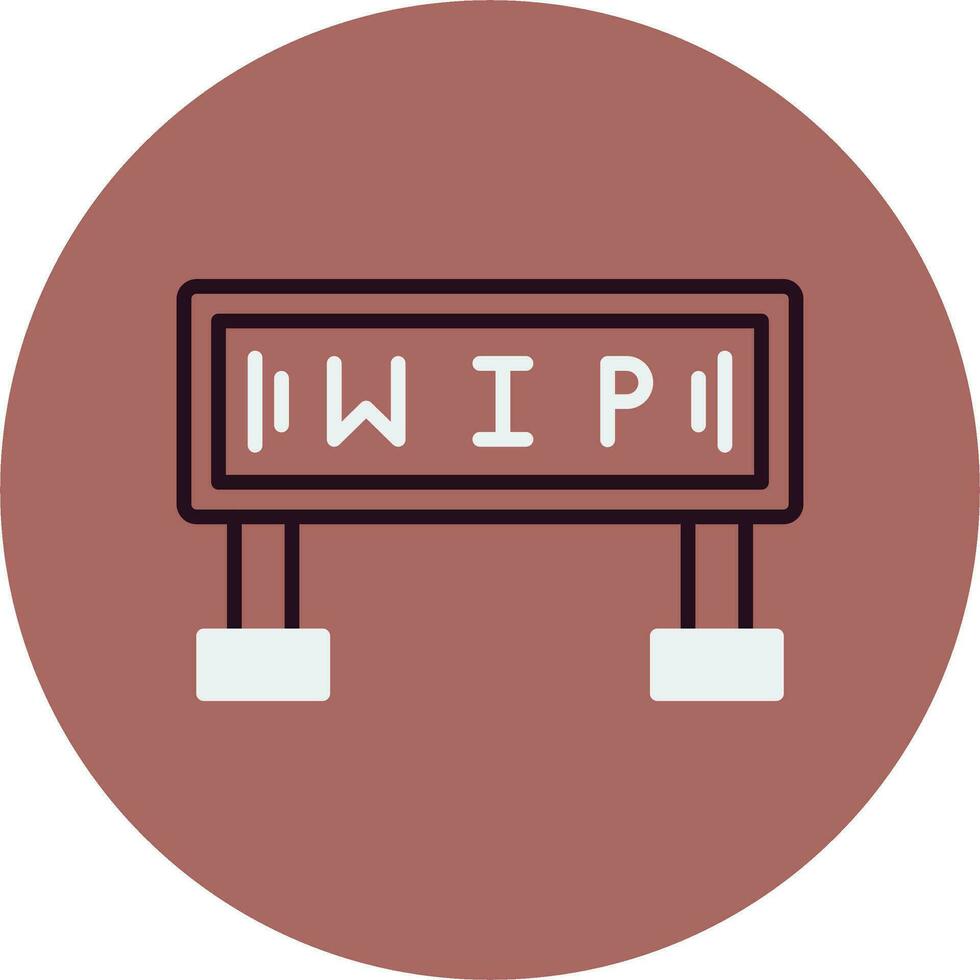 Wip Vector Icon