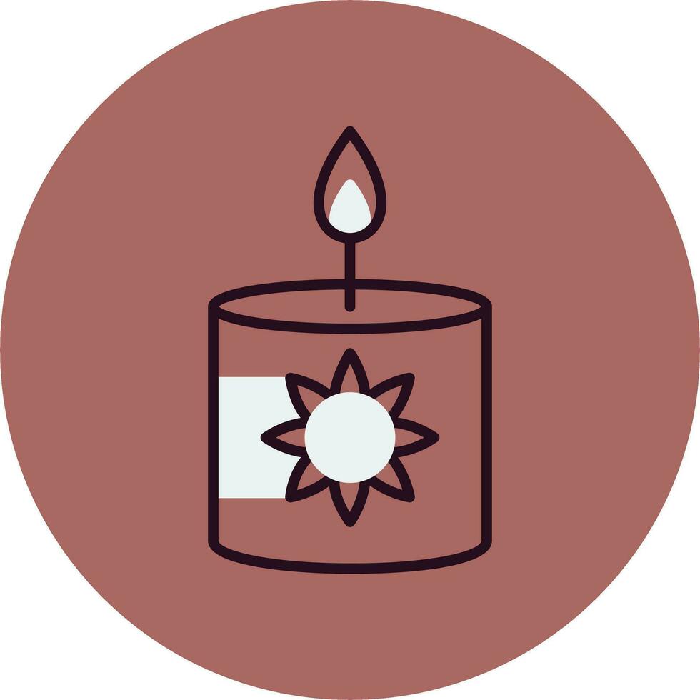 Scented Candle Vector Icon