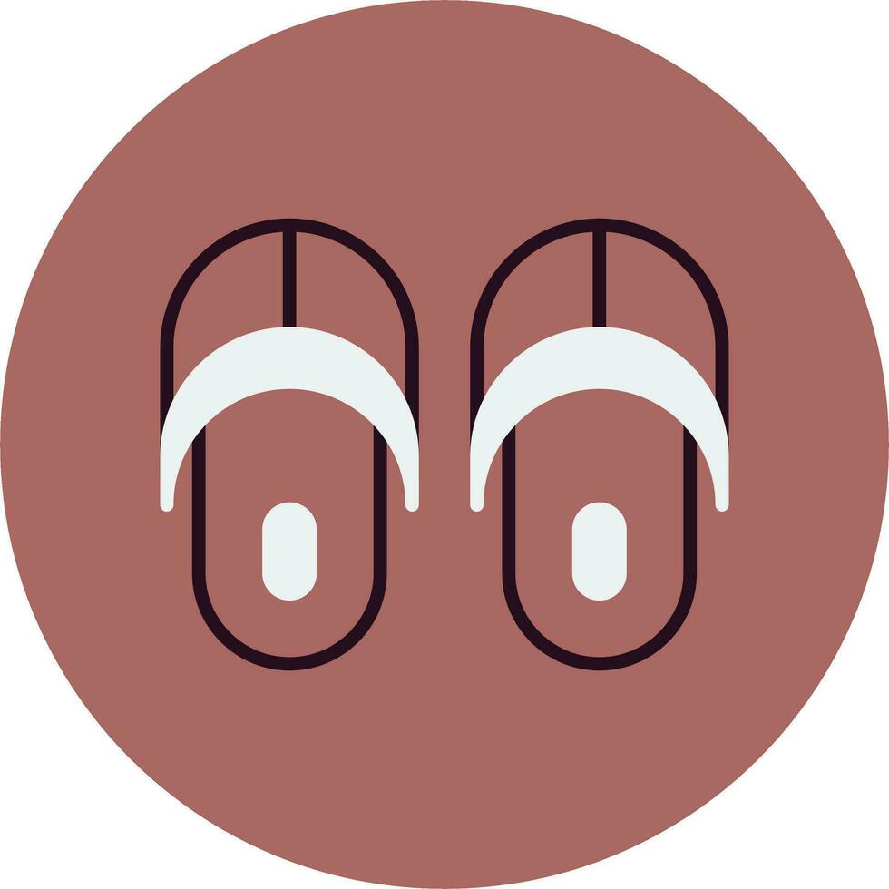 Slippers Vector Icon