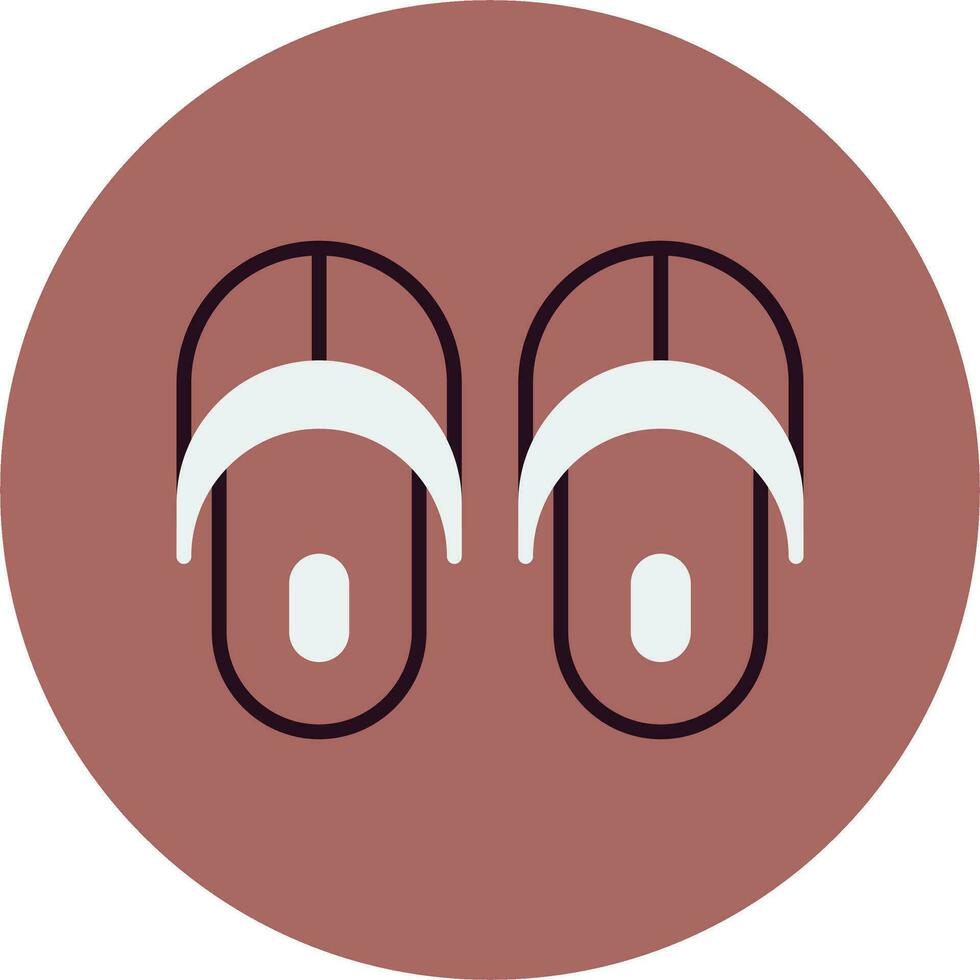 Slippers Vector Icon