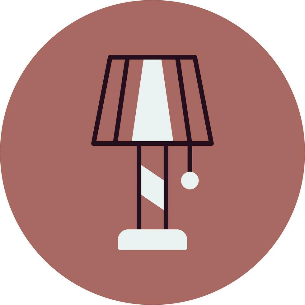 Desk Lamp Vector Icon
