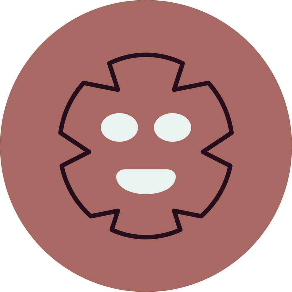 icono de vector de máscara facial