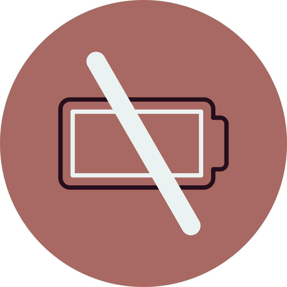 Empty Battery Vector Icon