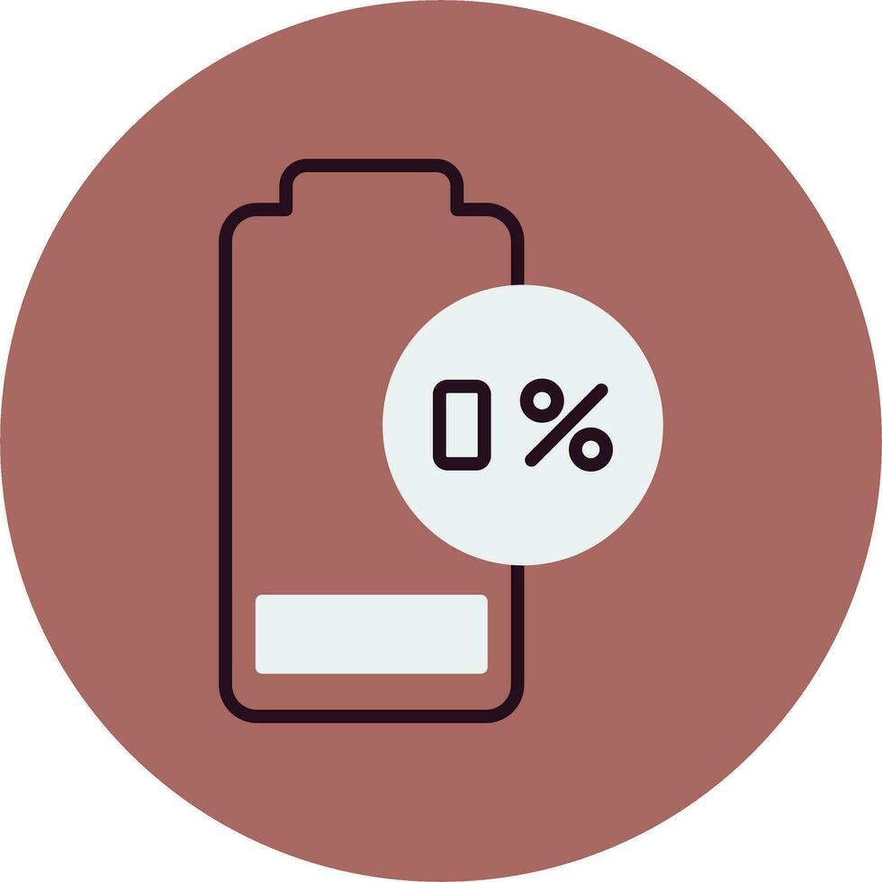 0 Percent Vector Icon