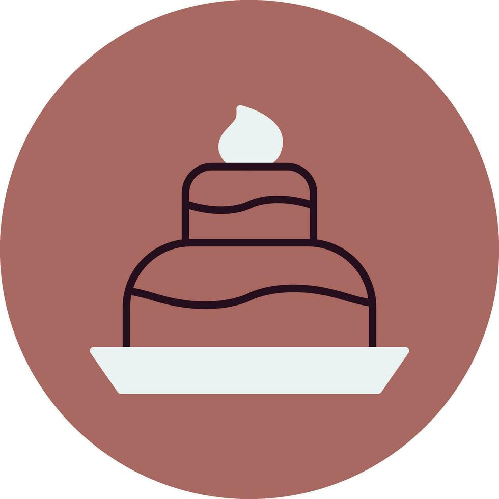 Wedding Cake Vector Icon