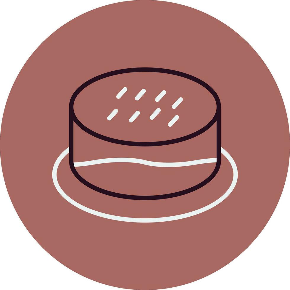 Cheesecake Vector Icon