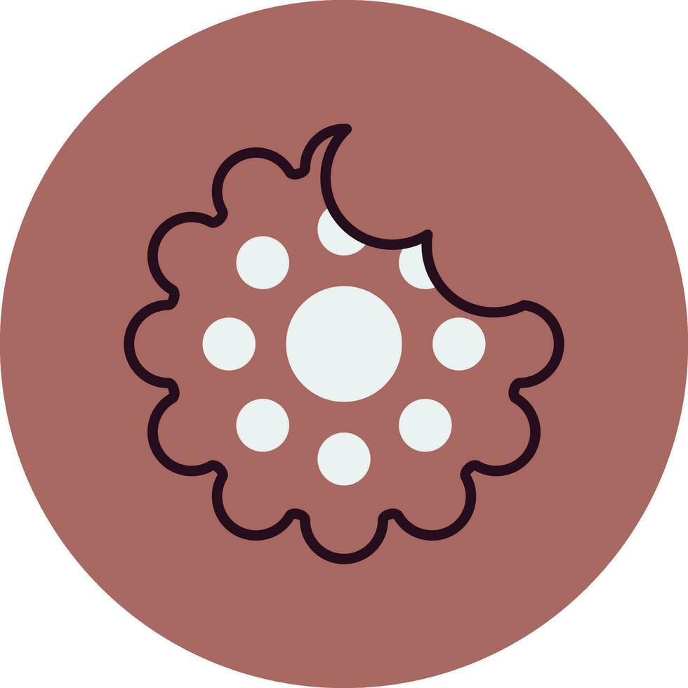 Biscuit Vector Icon