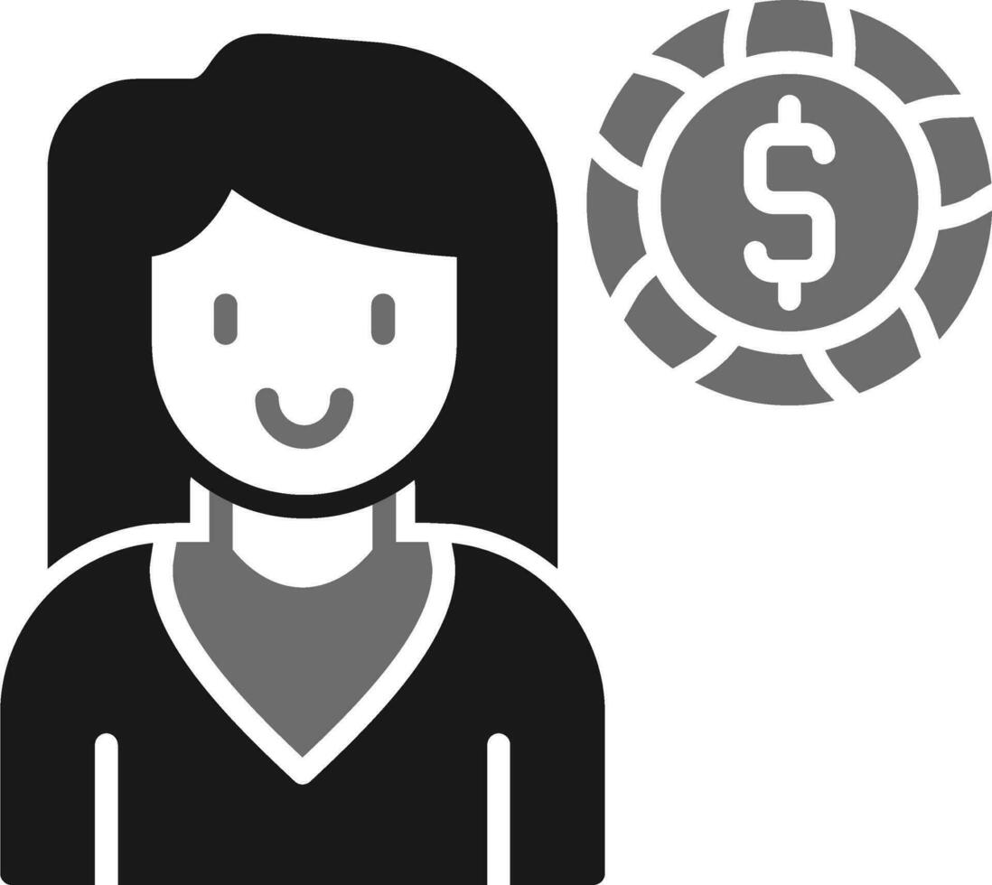 Financial Advisor Vector Icon