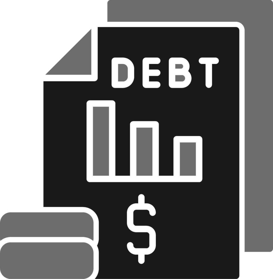 Debt Vector Icon