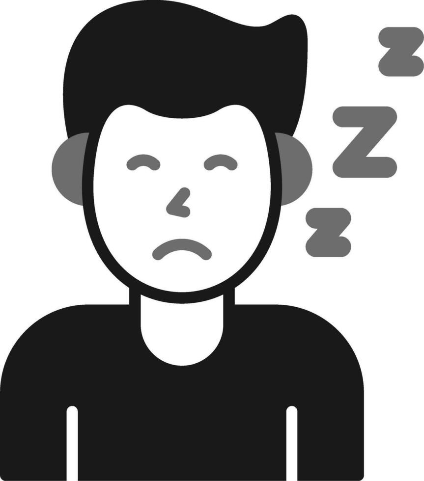 aburrido vector icono