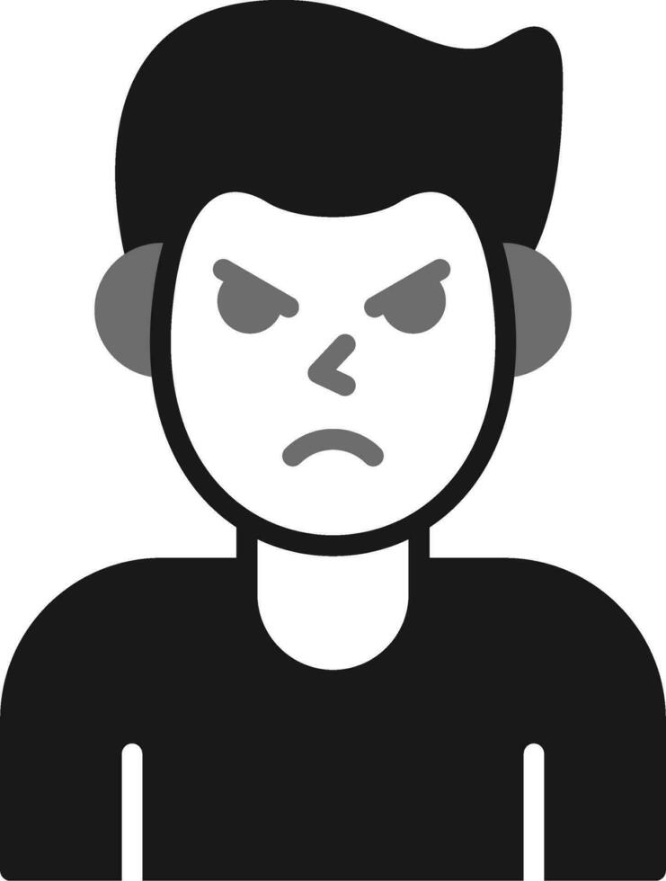 Angry Vector Icon