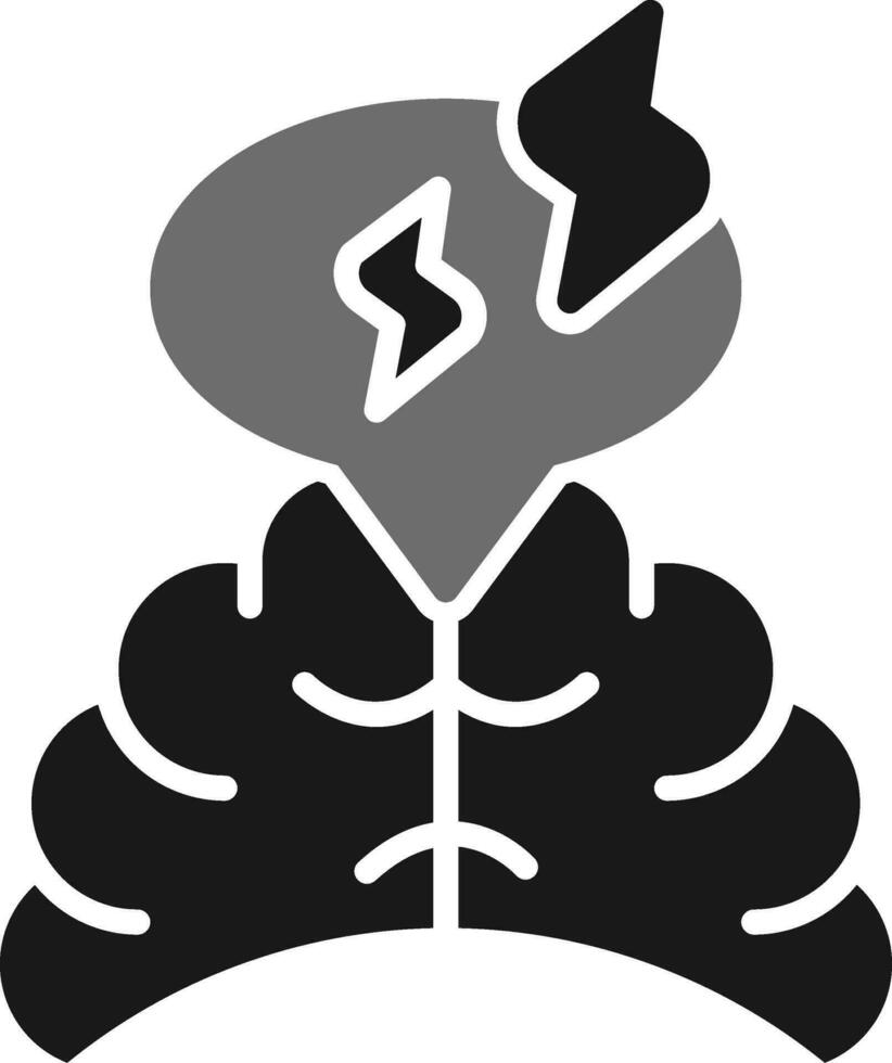 icono de vector de lluvia de ideas