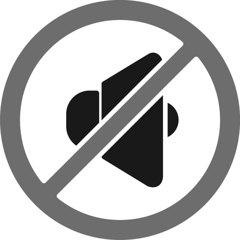 Quiet Vector Icon