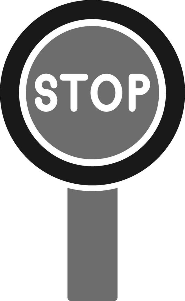 Stop Sign Vector Icon