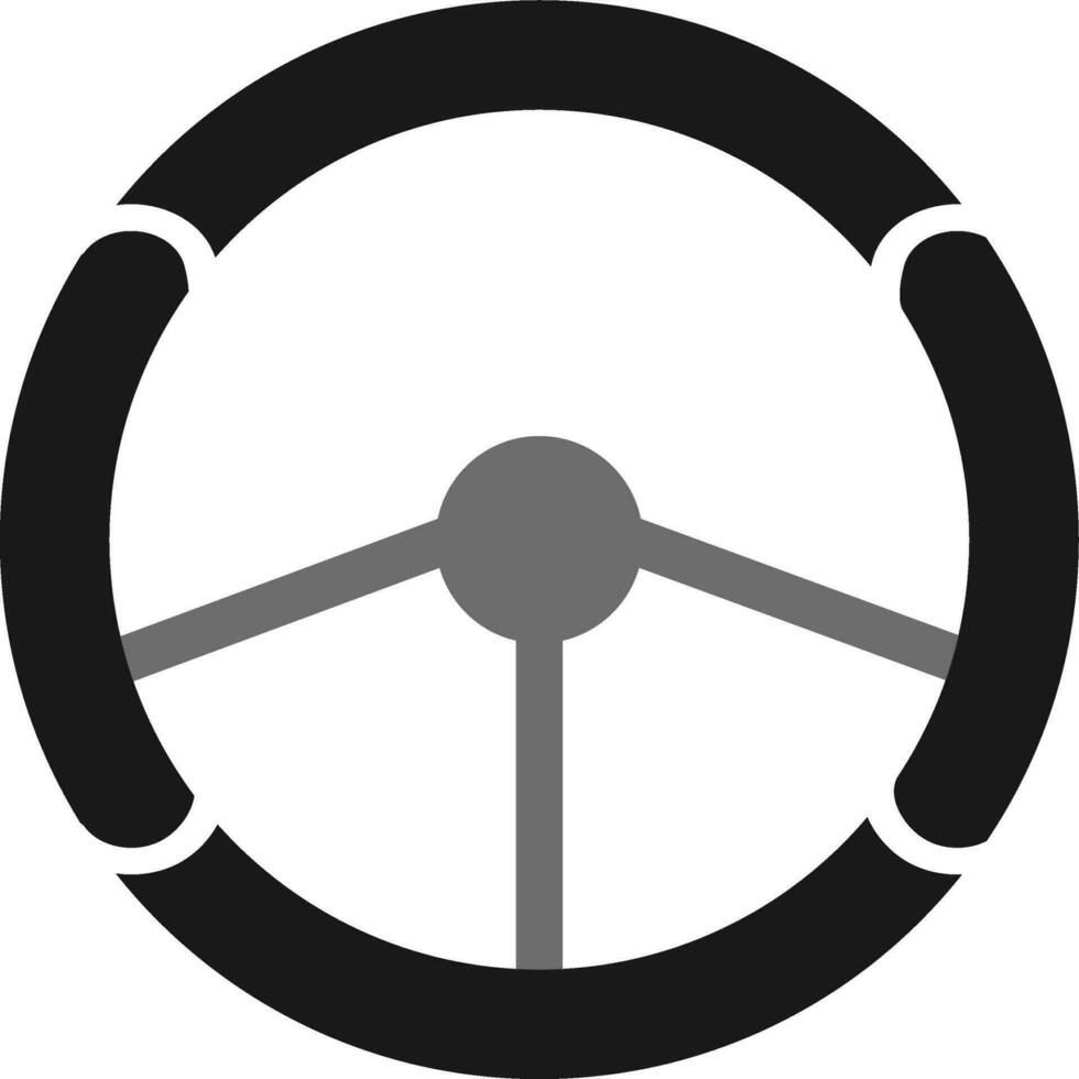 Steering Wheel Vector Icon