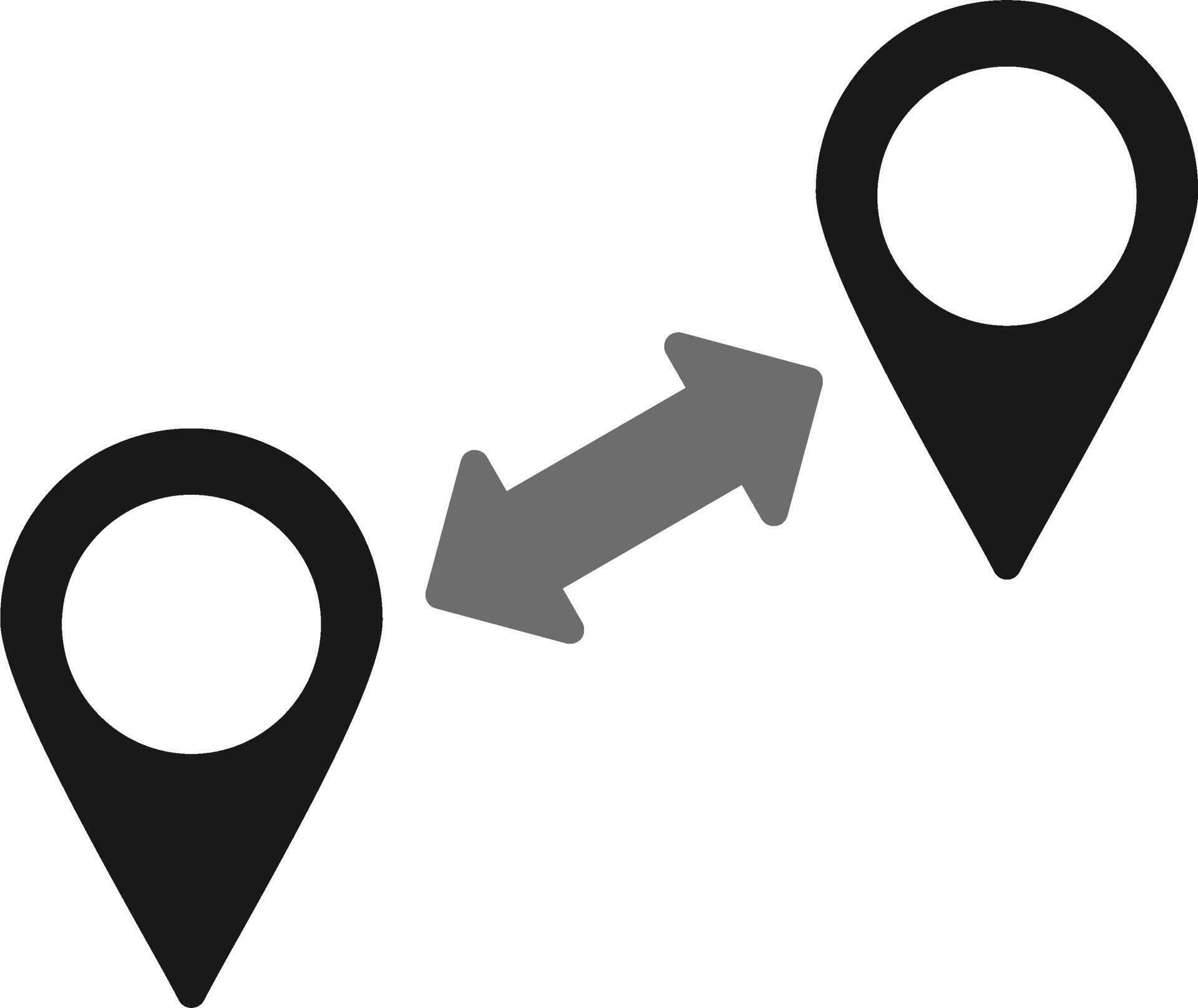 Distance Vector Icon 31822048 Vector Art at Vecteezy