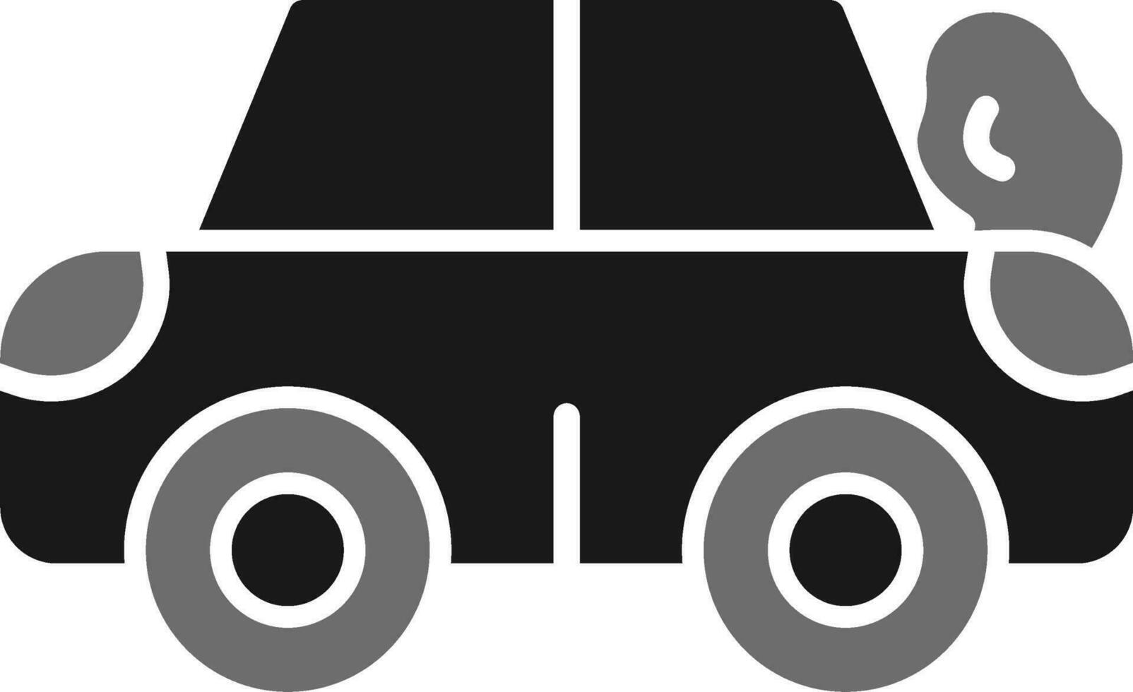 Broken Car Vector Icon
