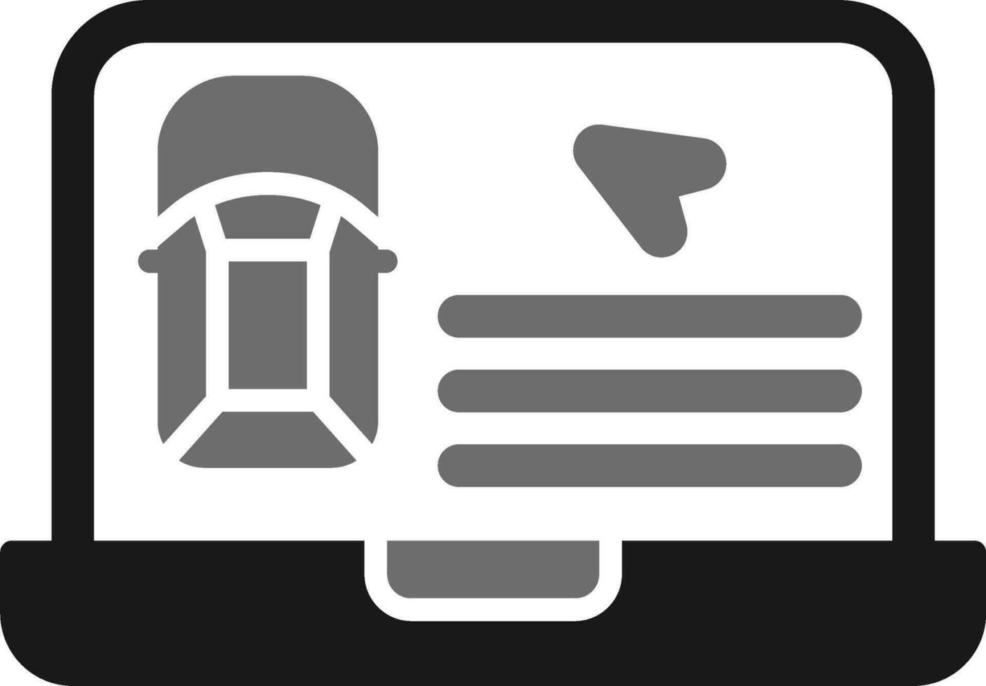 Online Education Vector Icon