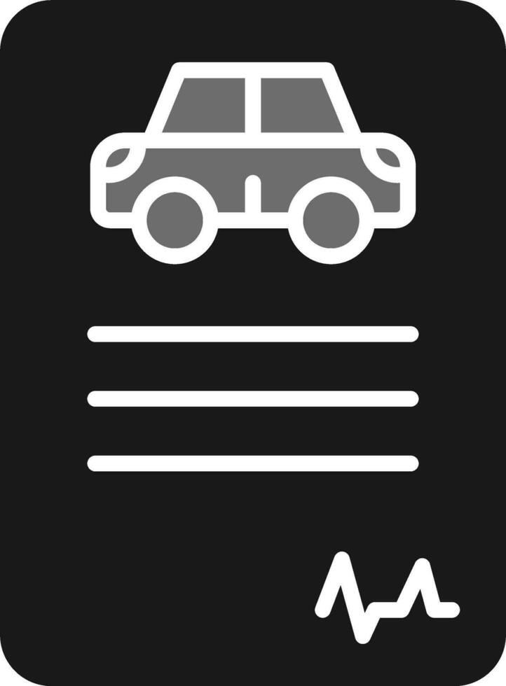 Driving License Vector Icon