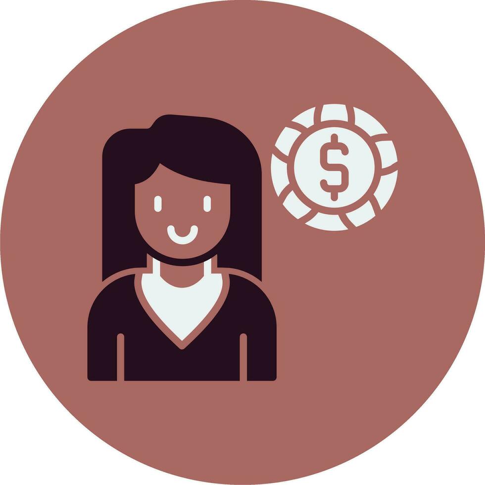 Financial Advisor Vector Icon