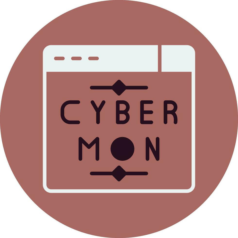 Cyber Monday Vector Icon