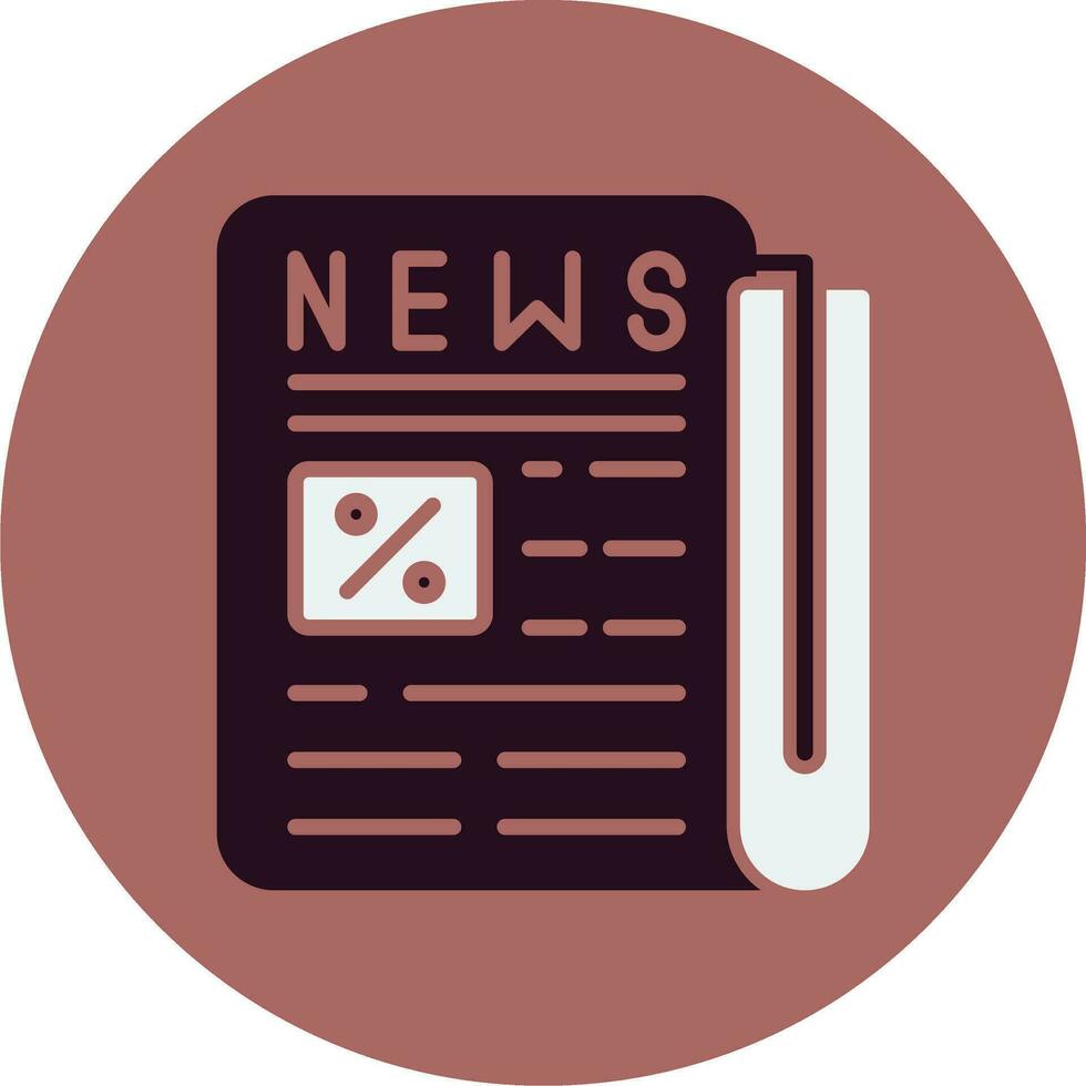Newspaper Vector Icon