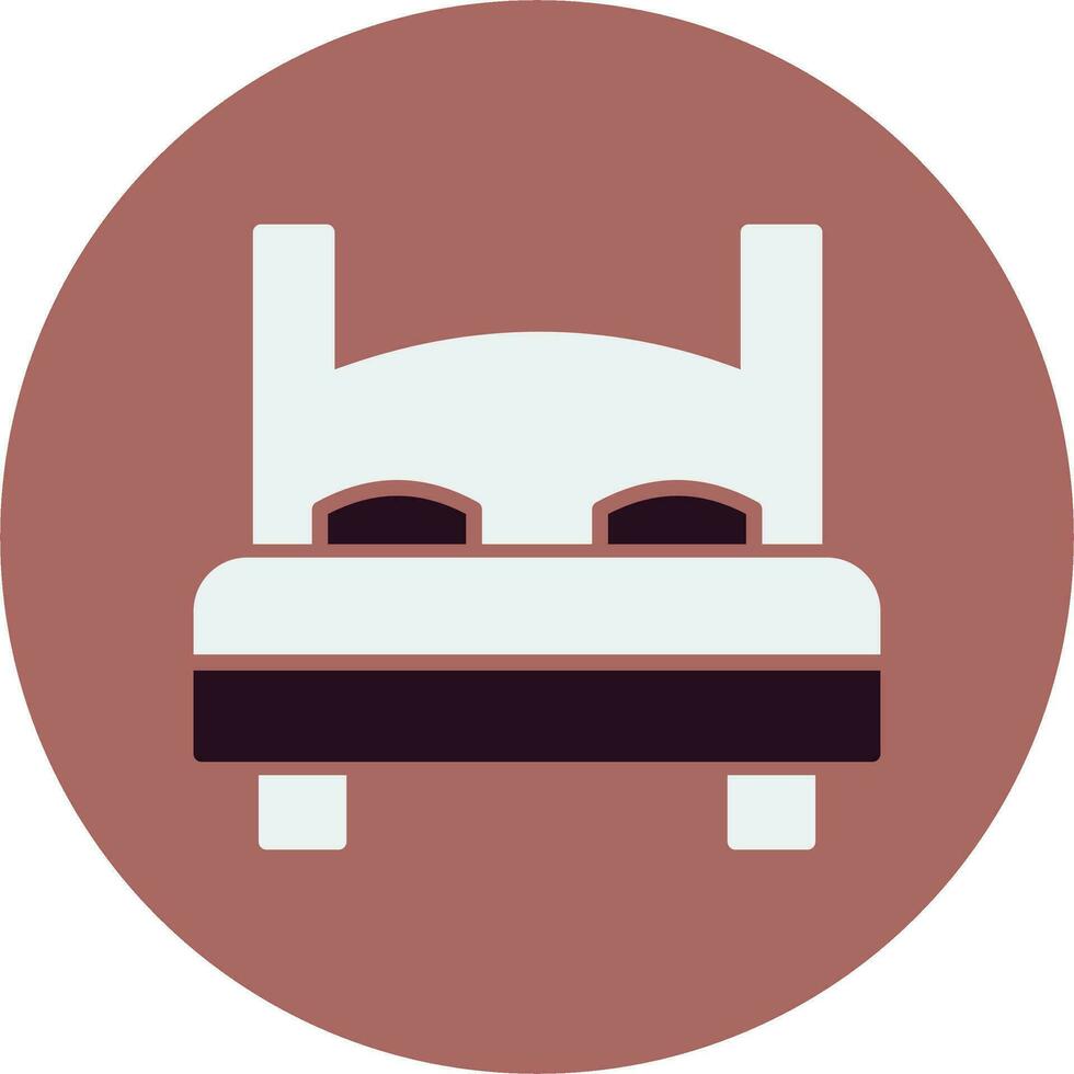 Double Bed Vector Icon