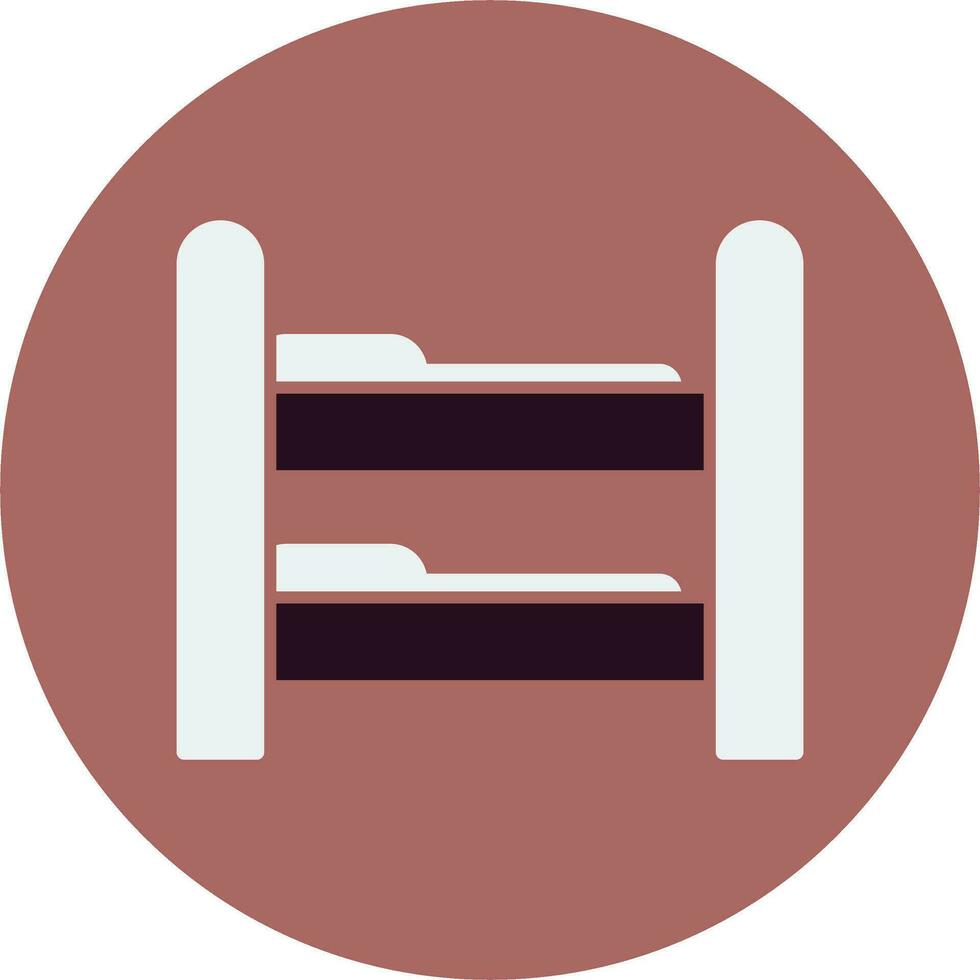 Bunk Bed Vector Icon