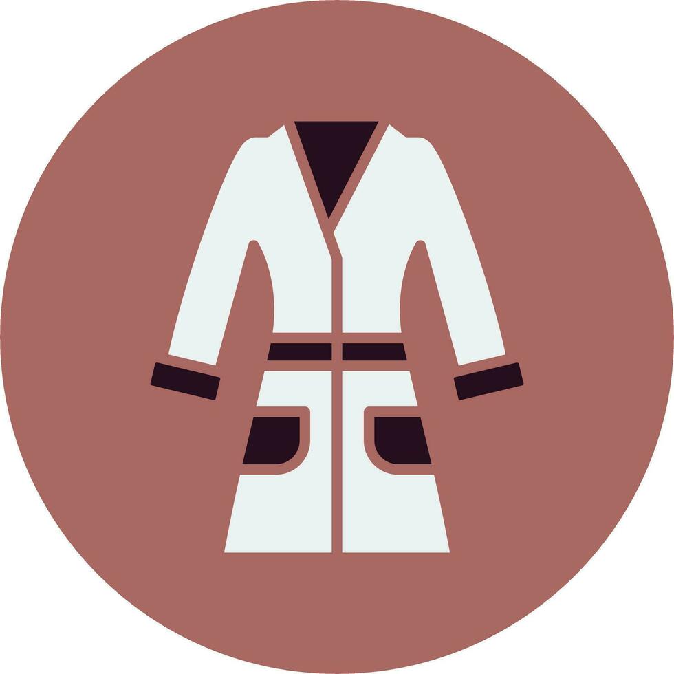 Bathrobe Vector Icon