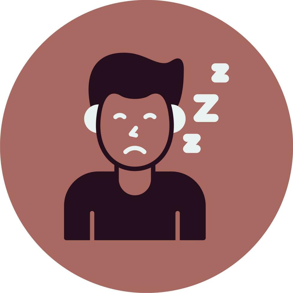 Bored Vector Icon