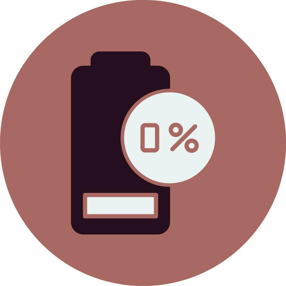 0 Percent Vector Icon