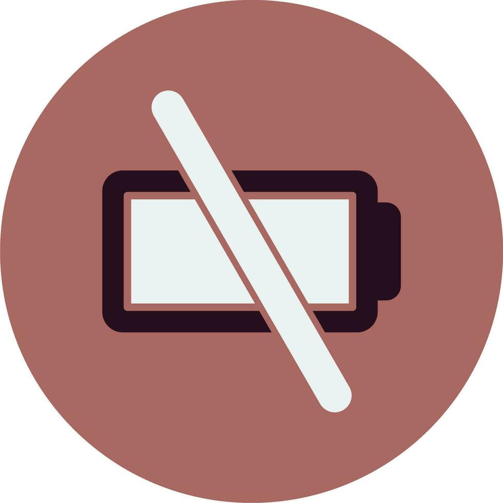 Empty Battery Vector Icon