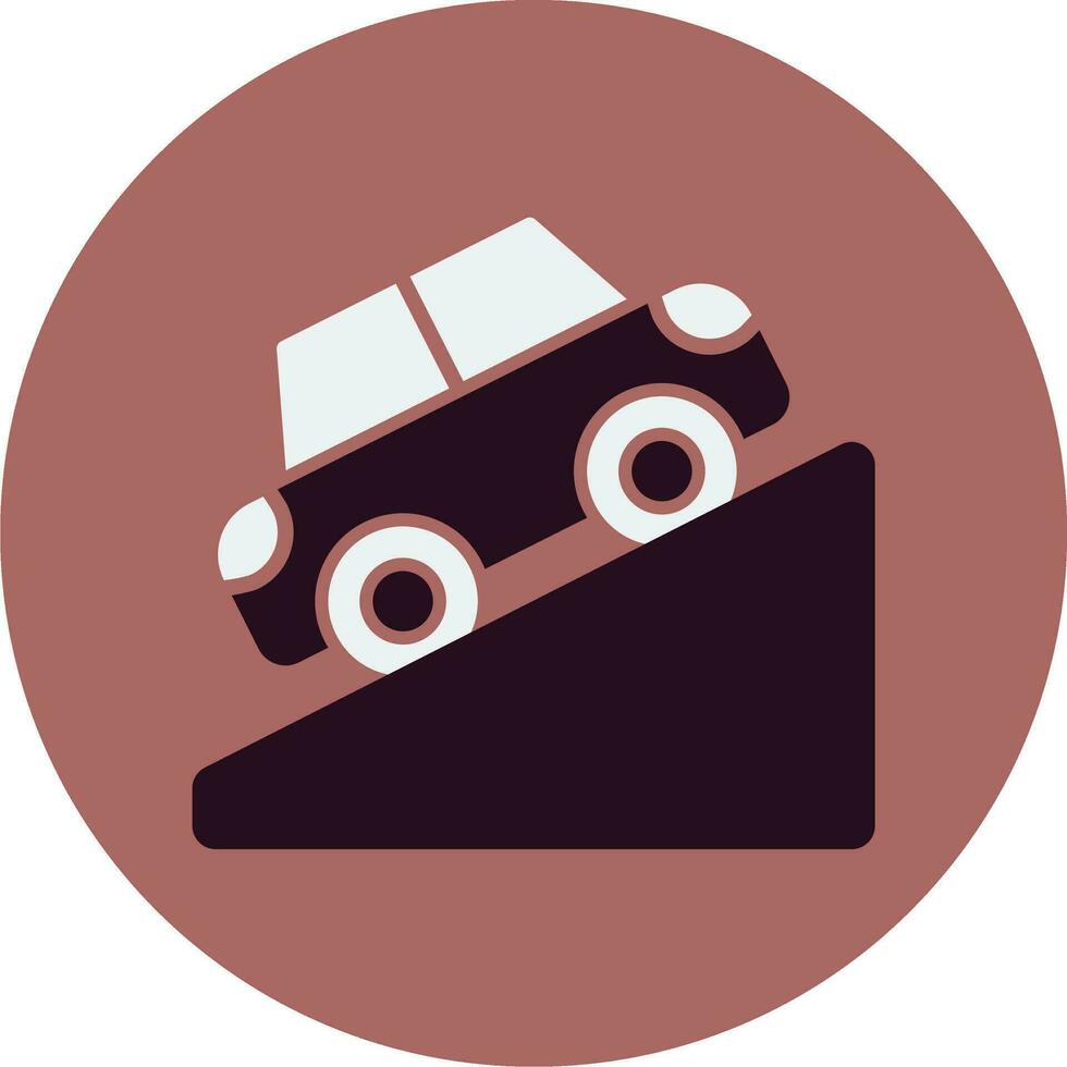 Uphill Vector Icon