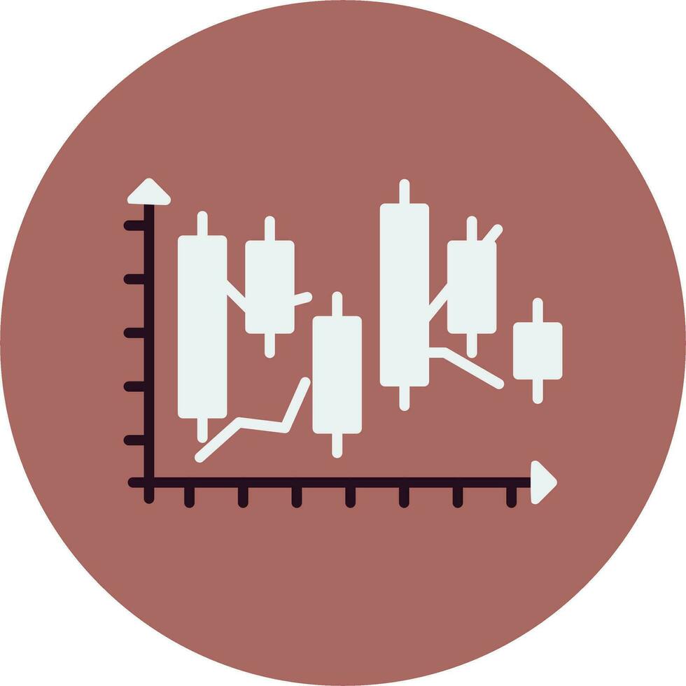 Japanese Candlestick Vector Icon