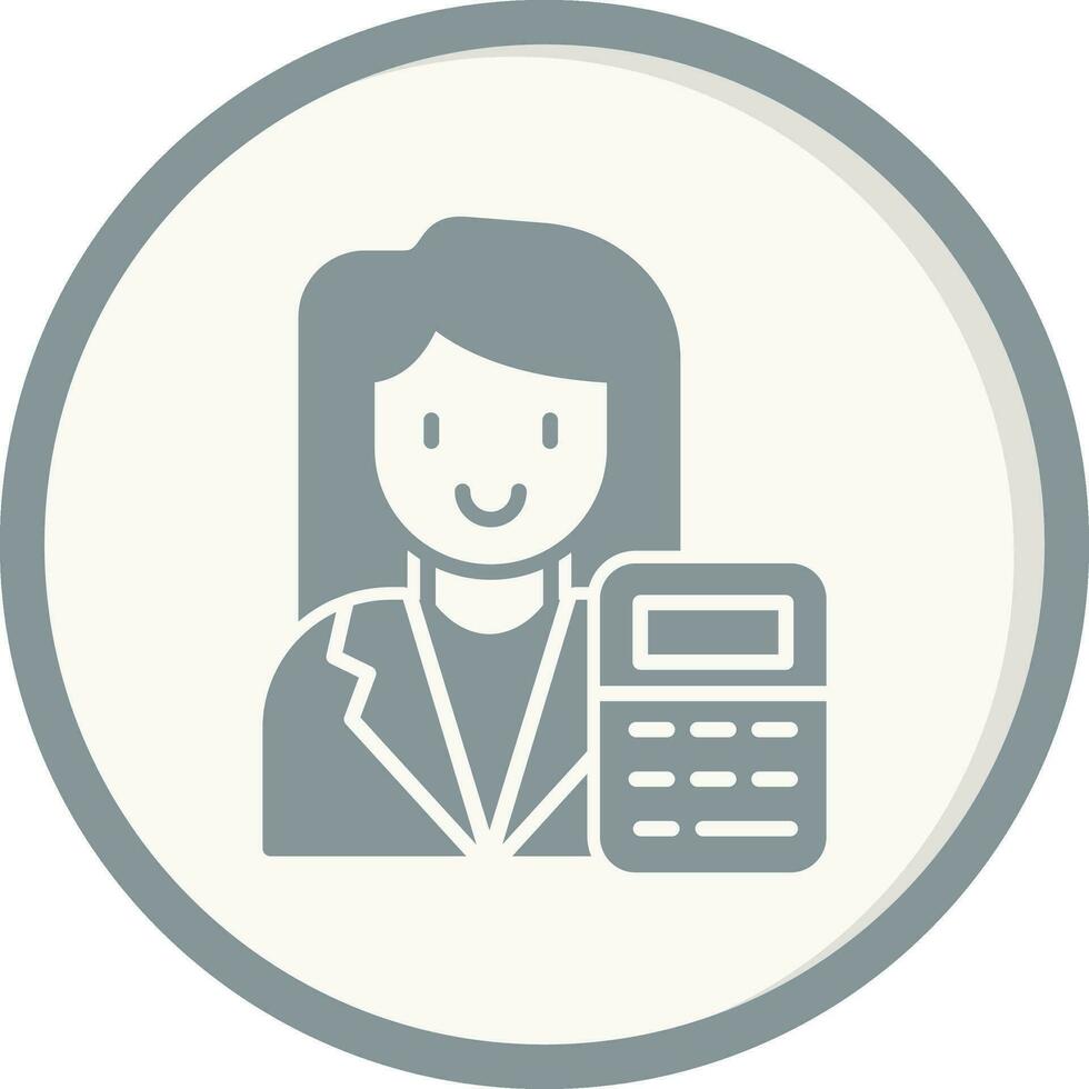 Accountant Vector Icon