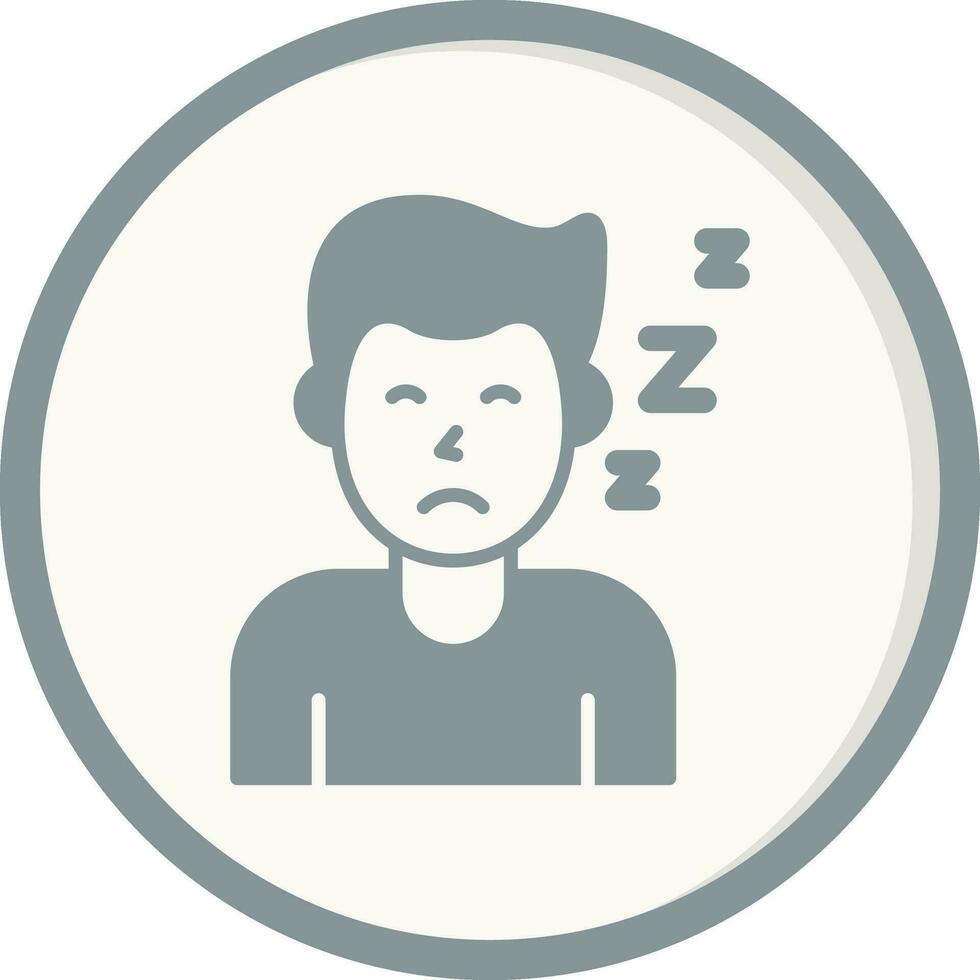 Bored Vector Icon
