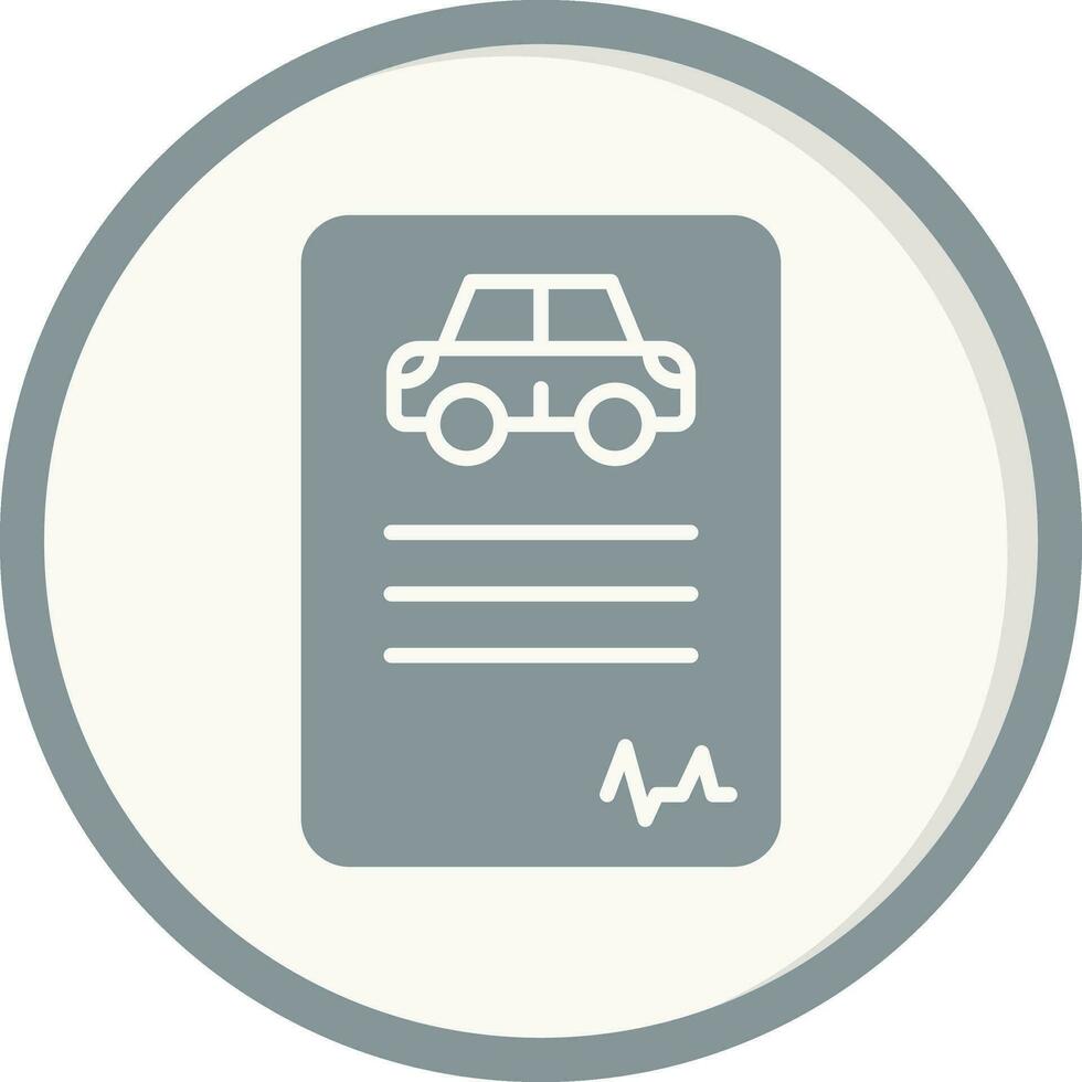 Driving License Vector Icon