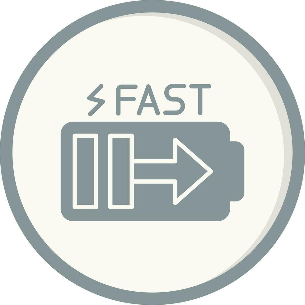 Fast Charge Vector Icon
