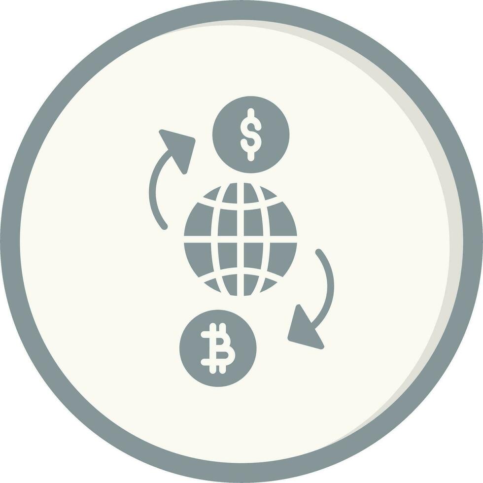 icono de vector de cambio de moneda