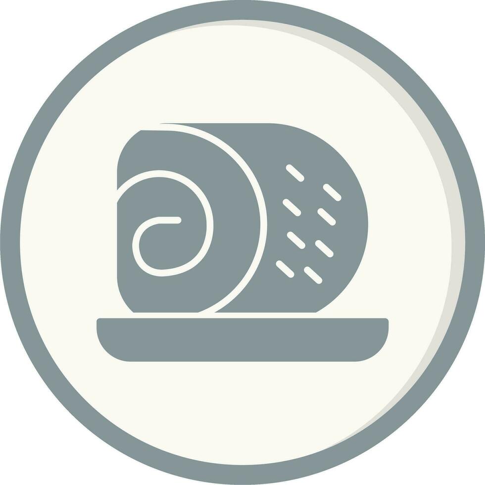 Roll Cake Vector Icon
