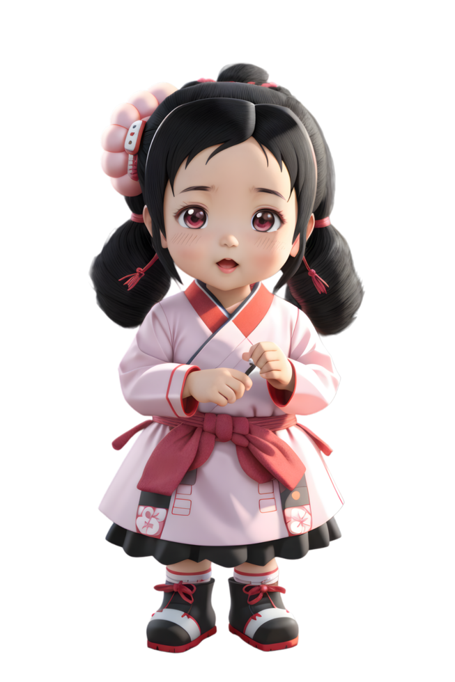 Nezuko, Demon Slayer, anime character, Kamado Nezuko ai generative png