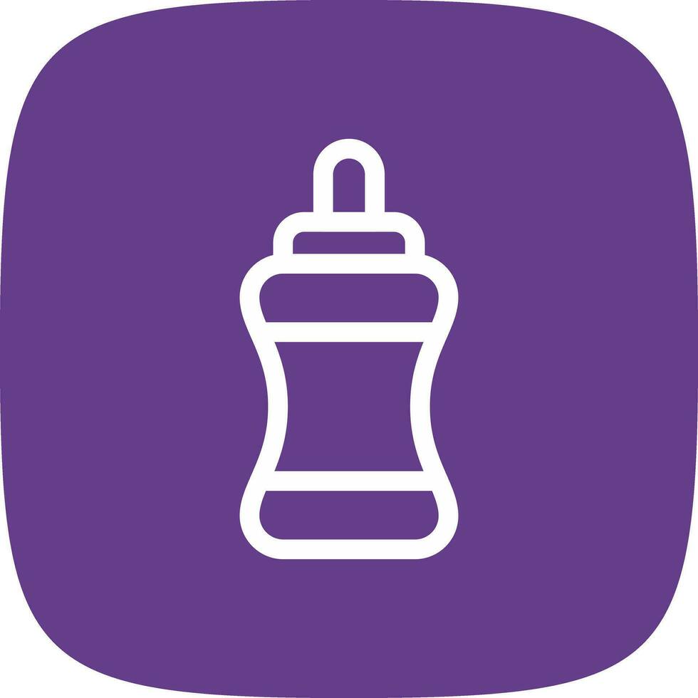 Water Bottle Creative Icon Design vector