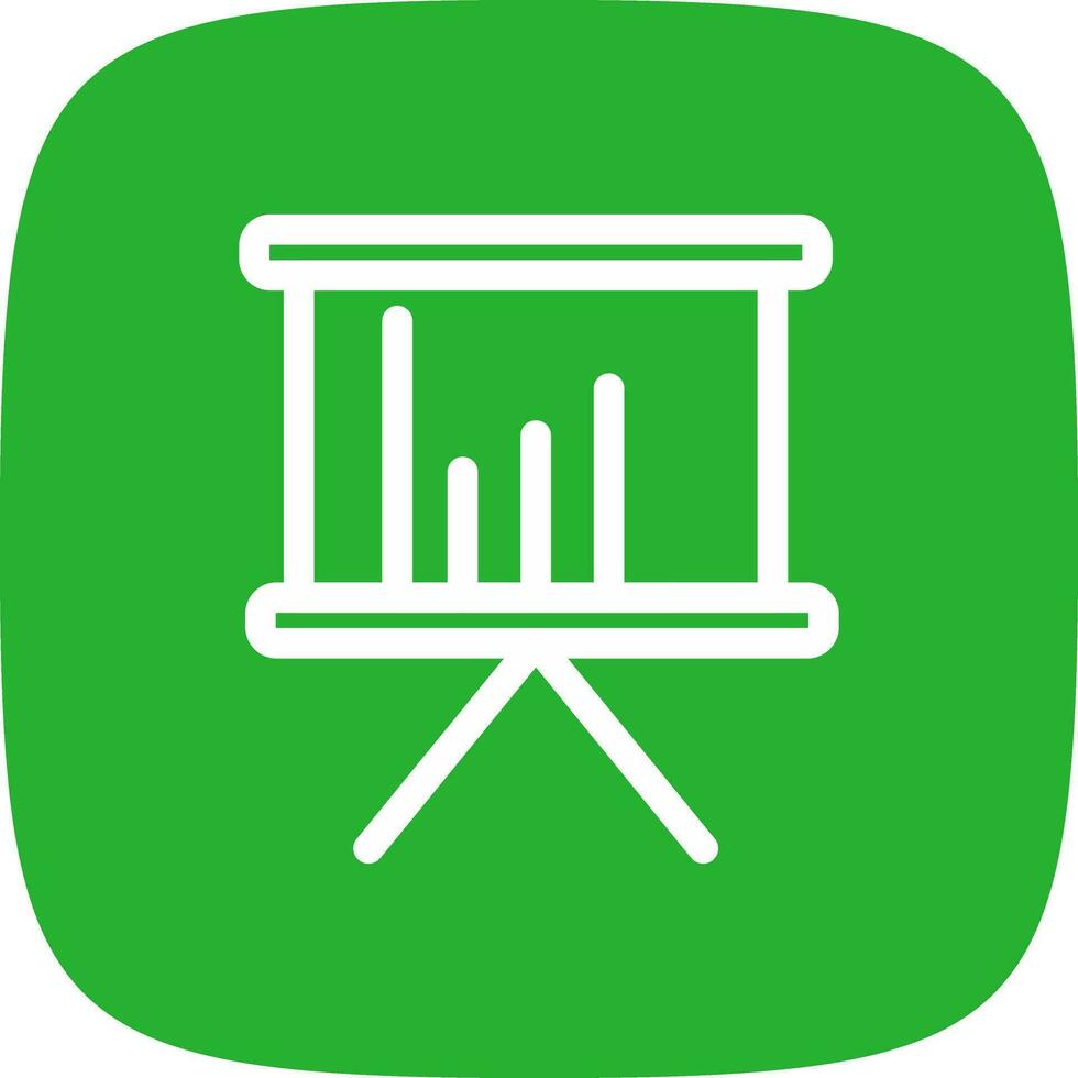 Growth Char Creative Icon Design vector